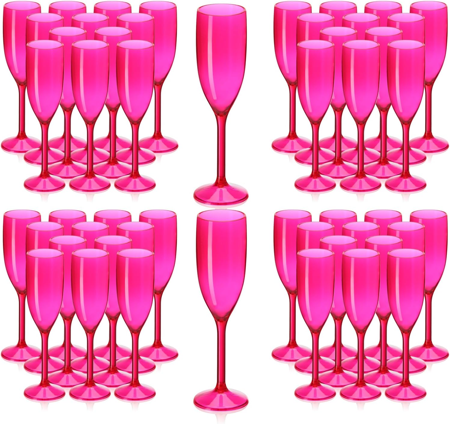 XUWAIDSGN Unbreakable Champagne Flutes for Stylish Celebrations