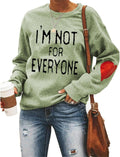 Sassy Graphic Long Sleeve Shirt - Smile-Inducing Style
