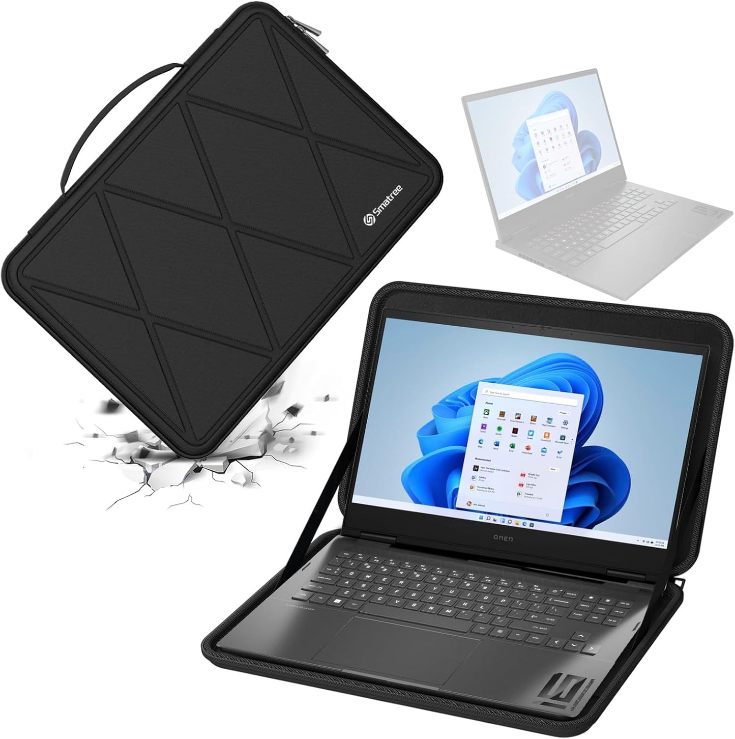 Smatree Hard EVA Protective Sleeve Case for 16.1 inch HP OMEN