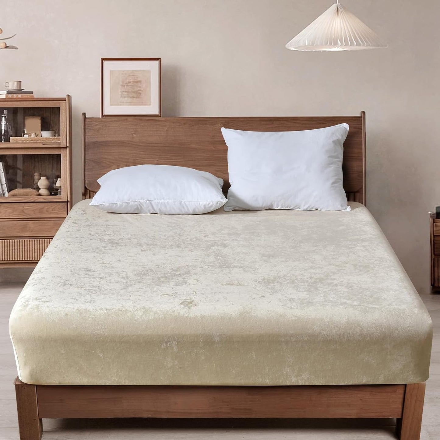 PHF Truly Velvet Fitted Sheet Queen Size for Ultimate Comfort