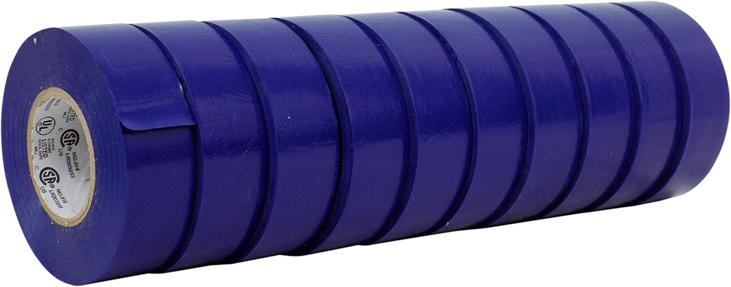 WOD Professional Grade Blue Electrical Tape for All Uses