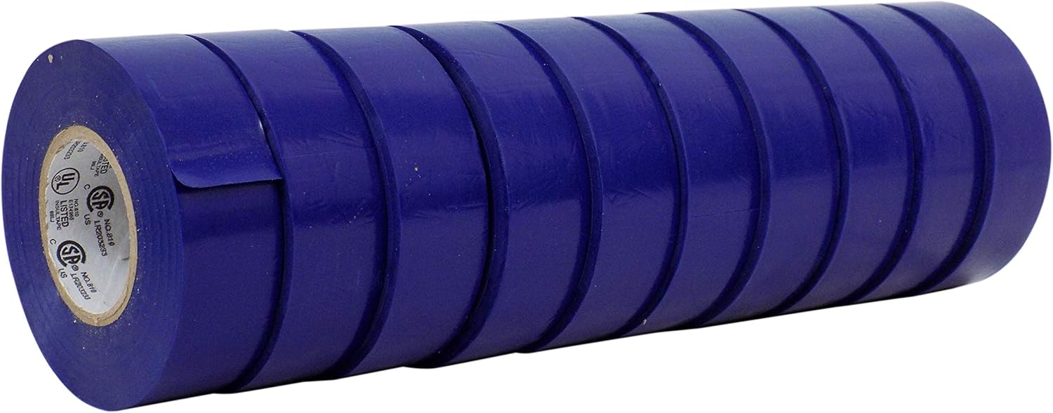 WOD Professional Grade Blue Electrical Tape for All Uses