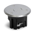 Lew Electric Round Floor Box Kit (Screw Plugs) - Reliable In-Floor