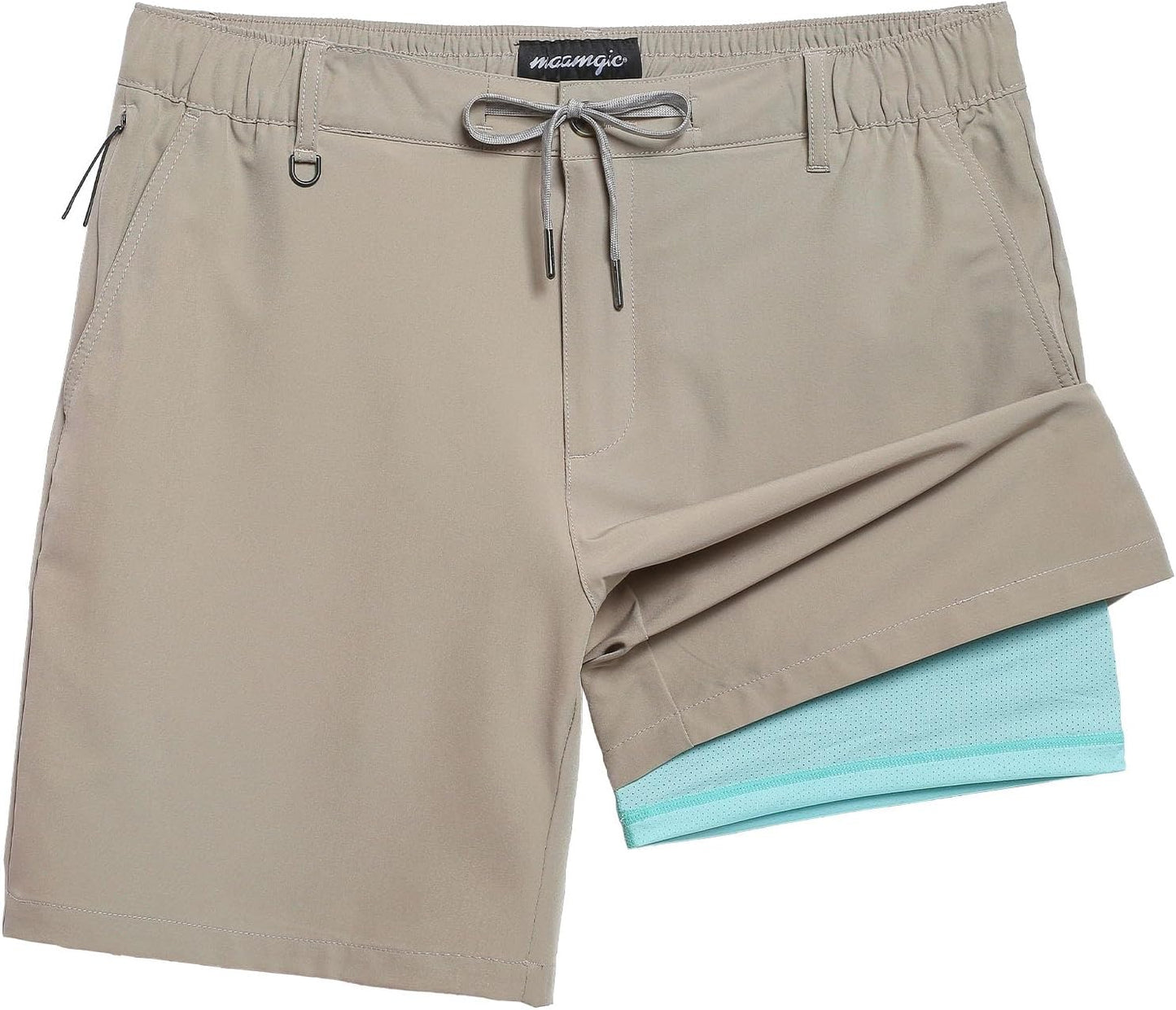 Mens Casual Shorts with Compression Liner for Ultimate Comfort