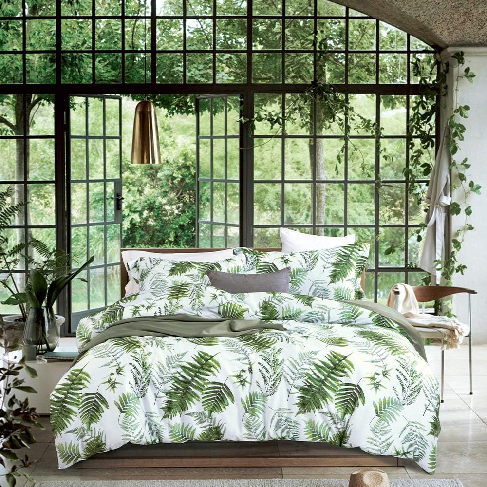 MILDLY 100% Long-Staple Cotton Duvet Cover Set for King Size