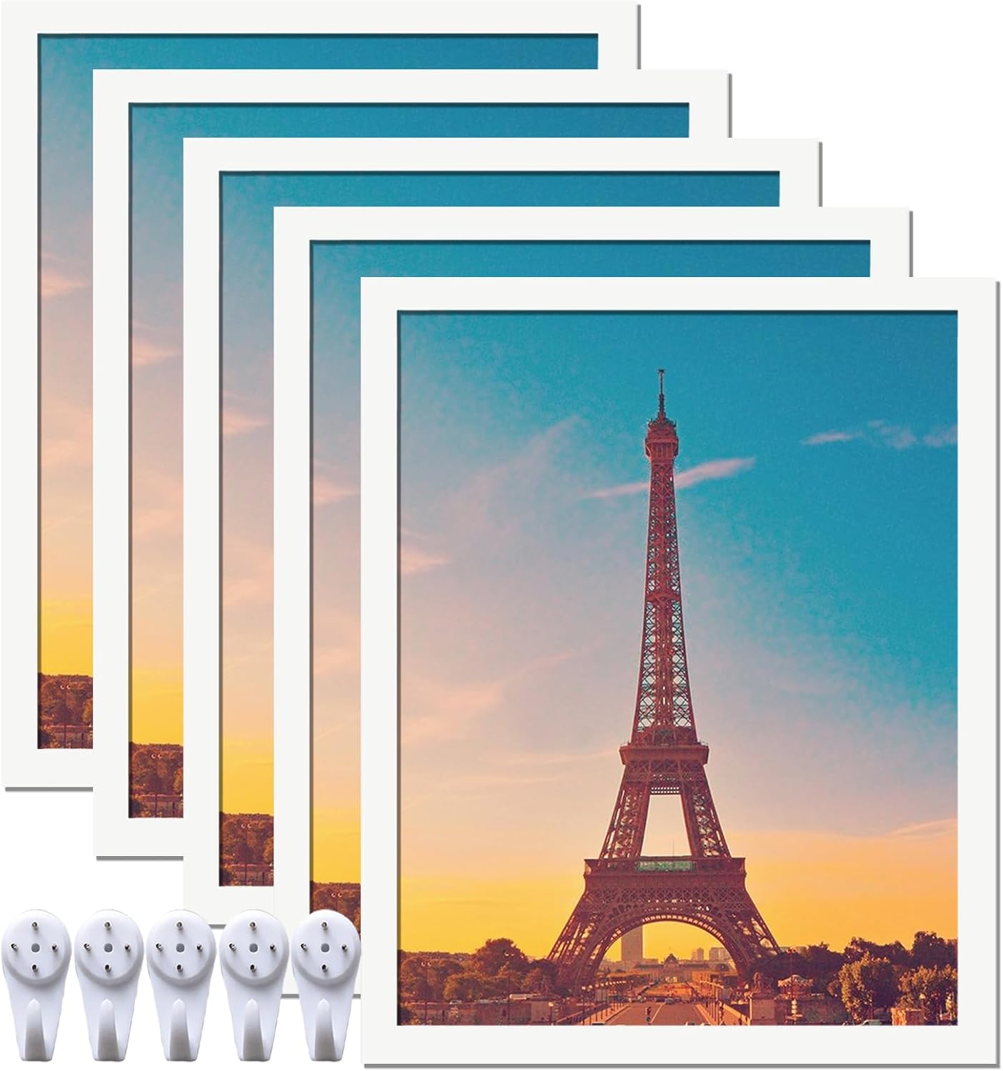 16x20 Picture Frame Set of 5 for Home and Office Decor