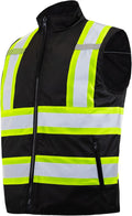 High Visibility Reversible Insulated Safety Vest - Warm, ANSI
