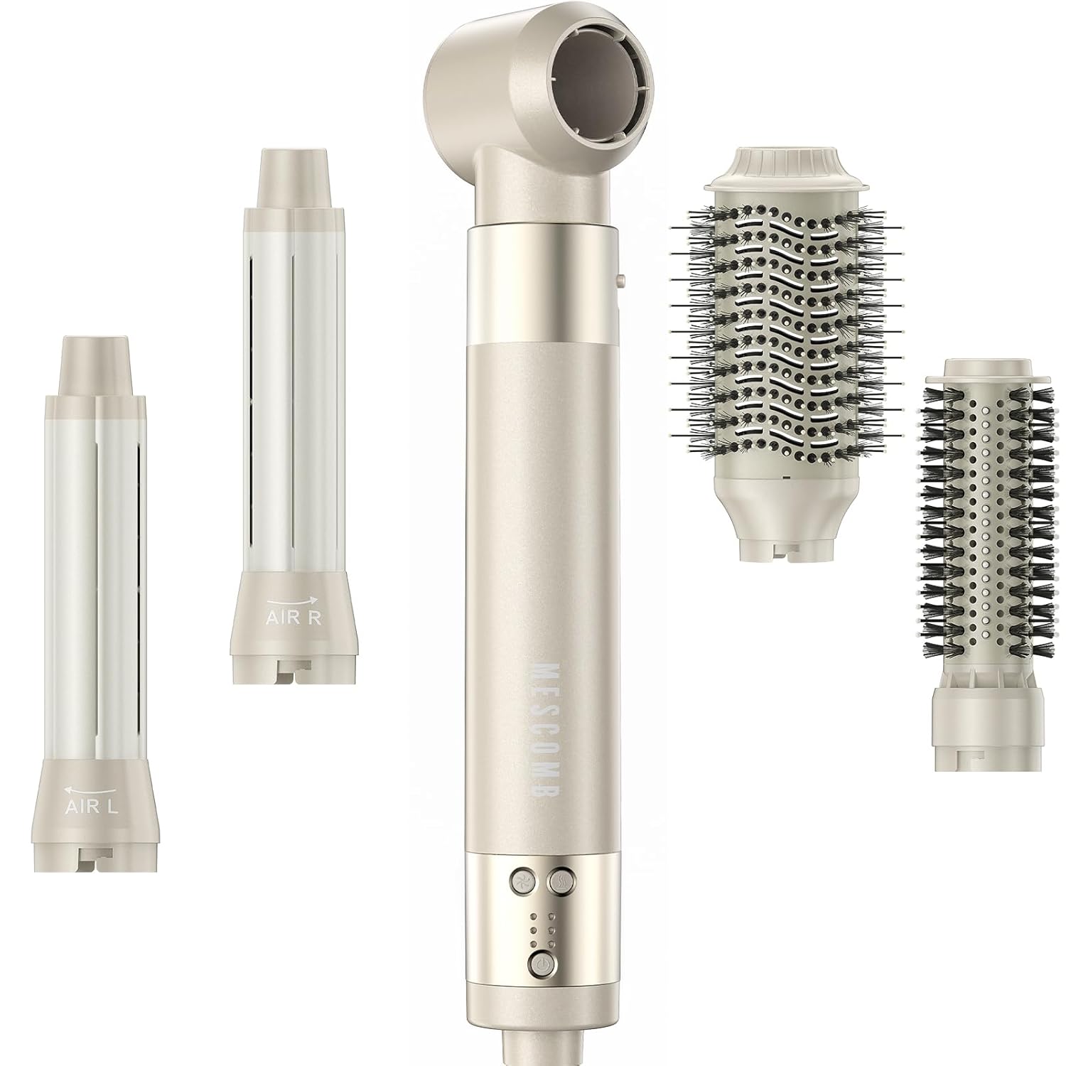 5-in-1 Hair Styler: Fast Drying, Curling, Volumizing MESCOMB