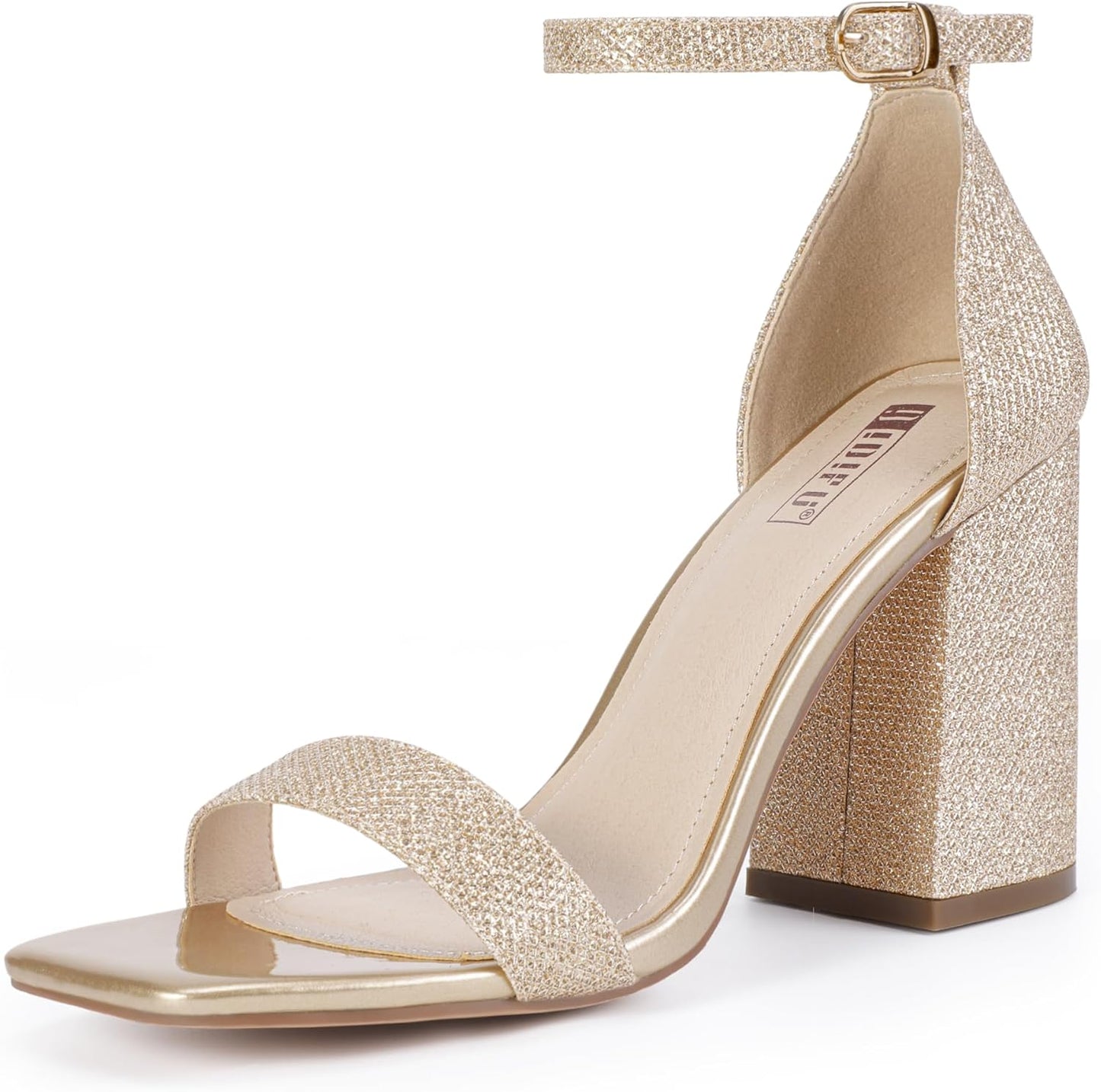 IDIFU Chunky Block Heels for Wedding and Party Dress Styles