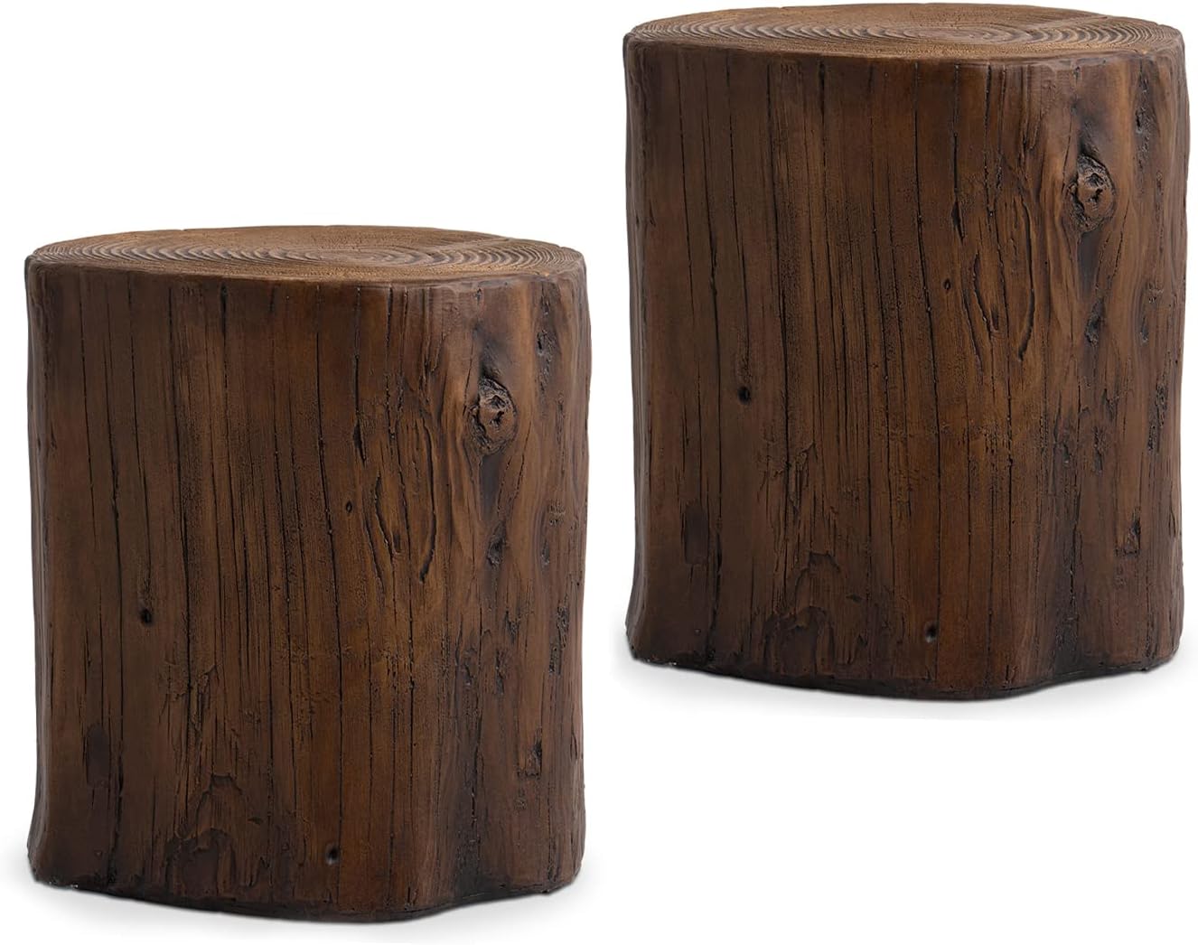 COSIEST 2 Pieces Outdoor End Table for Garden and Deck Use