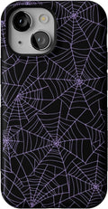 Casely iPhone 13 Mini Case Midnight Web - Bold Protective Spider Web