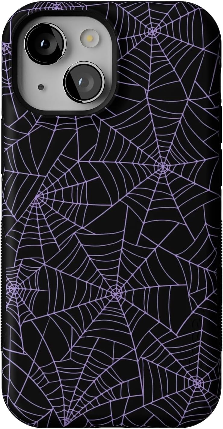 Casely iPhone 13 Mini Case - Midnight Web Design with Protection