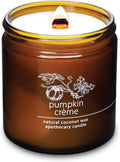 Crackling Wood Wick Candle Handcrafted Coconut Wax - Large 16 oz