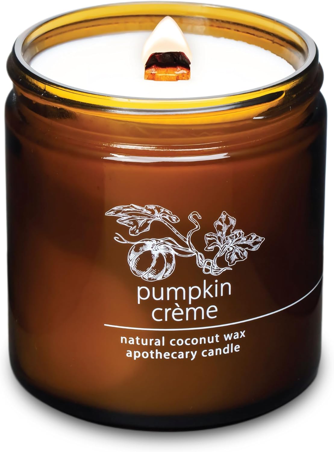 Hemlock Park Crackling Wood Wick Candle - Pumpkin Creme Delight