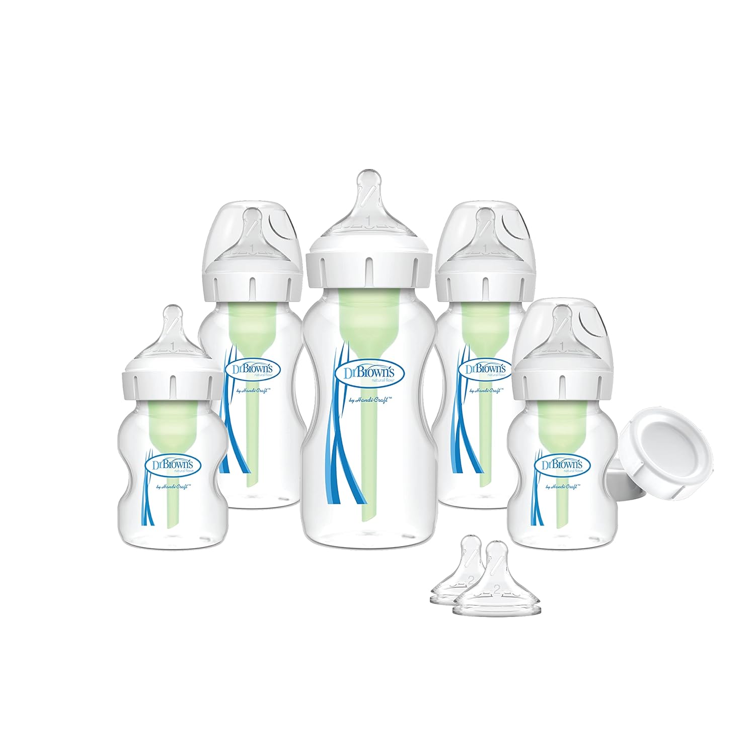 Anti-Colic Wide-Neck Baby Bottle Set by Dr. Brown's