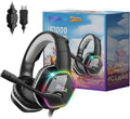 EKSA Gaming Headset Noise Canceling Mic & RGB Light - PC/PS4/PS5