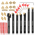 Indexable Lathe Turning Tool 21Pcs Kit - Precision Machining Set