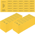 Kosiz 1000 Sheets 25 Bid Raffle Ticket Sheets (Yellow) - Bulk Event