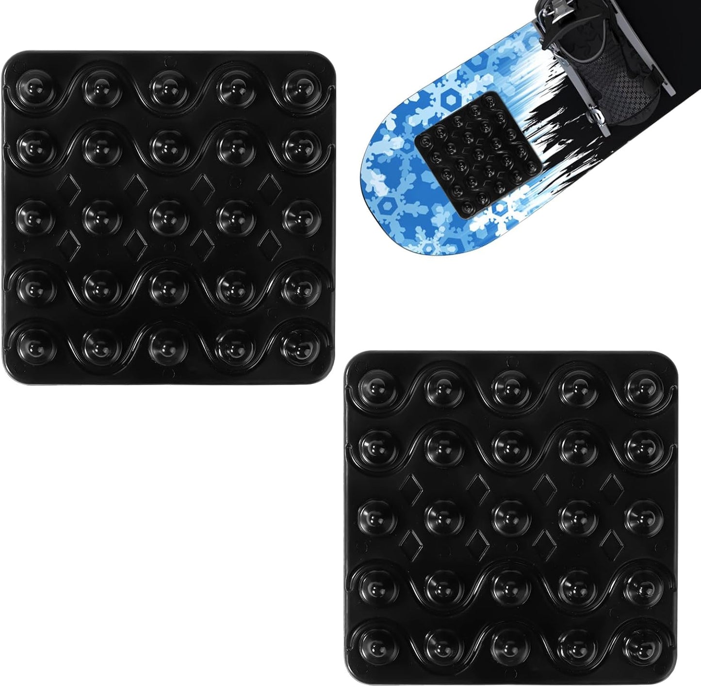 Anti-Slip Snowboard Stomp Pads for Extra Grip