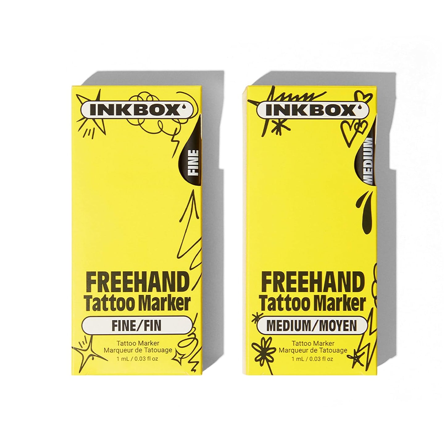 Inkbox Freehand Tattoo Marker Kit for Creative Temporary Designs