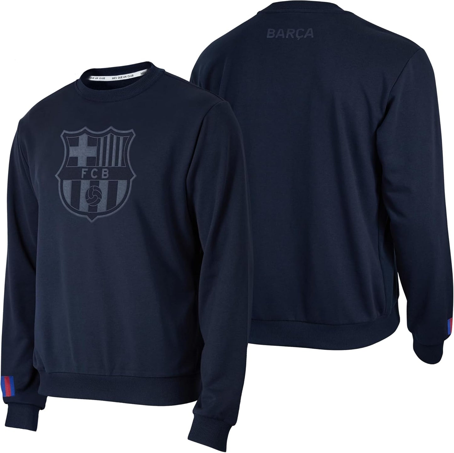 Officially Licensed FC Barcelona Monochromatic Crewneck Sweater