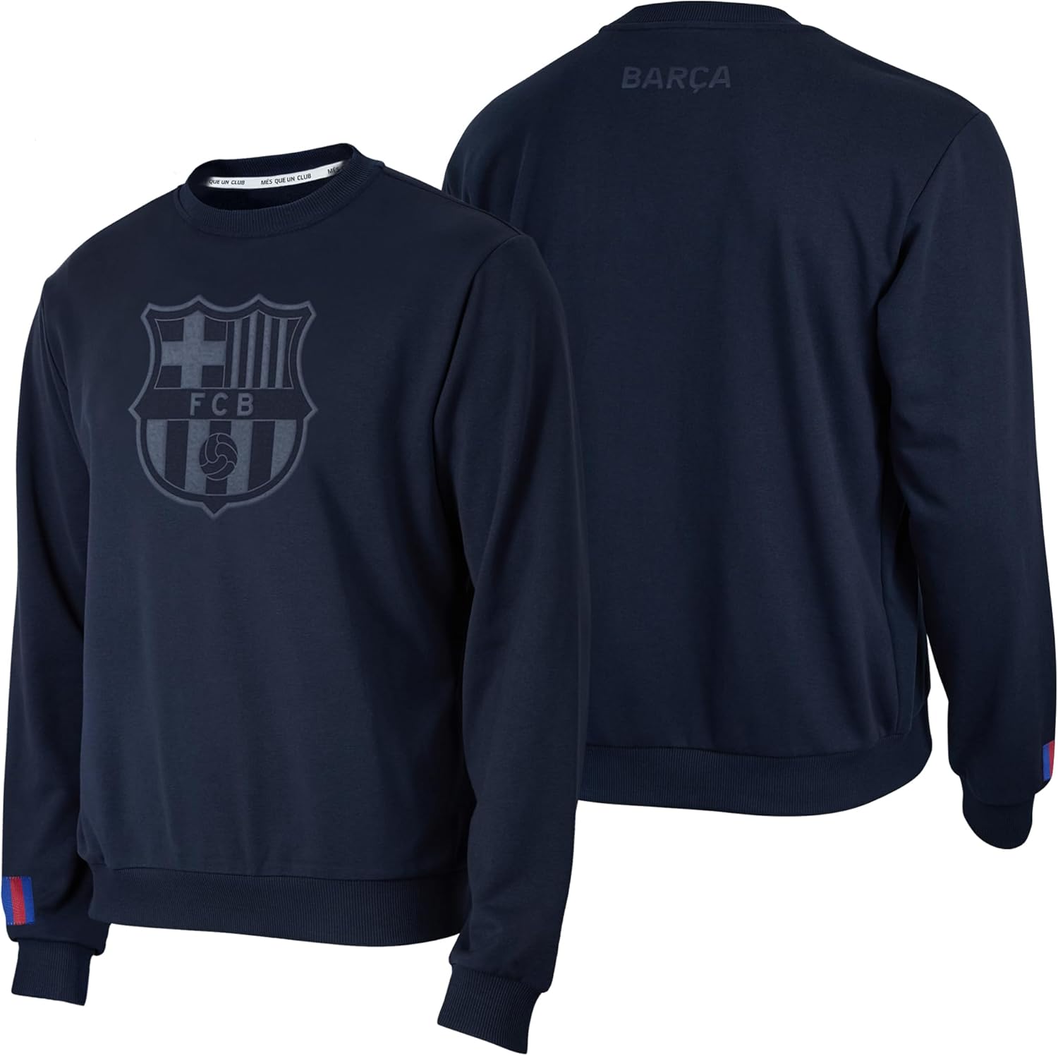 Officially Licensed FC Barcelona Monochromatic Crewneck Sweater