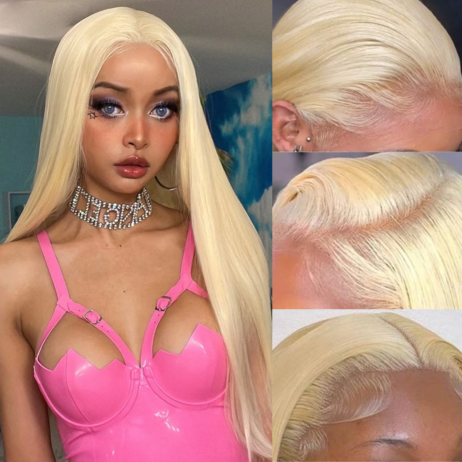 28 Inch 613 Lace Front Wig Human Hair for Stylish Looks