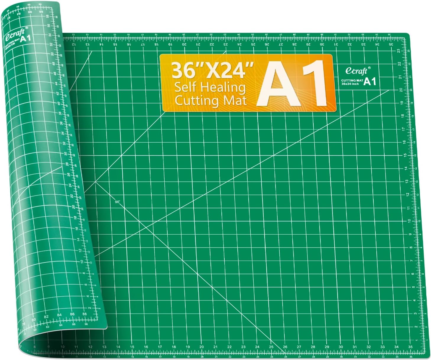 Ecraft 24x36 Self-Healing Sewing Mat for Quilting & Crafts