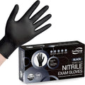 Disposable Black Nitrile Exam Gloves - Lightweight Medical Grade