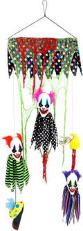 Haunted Hill Farm Animatronic Scary Floating Clown Heads - Touch