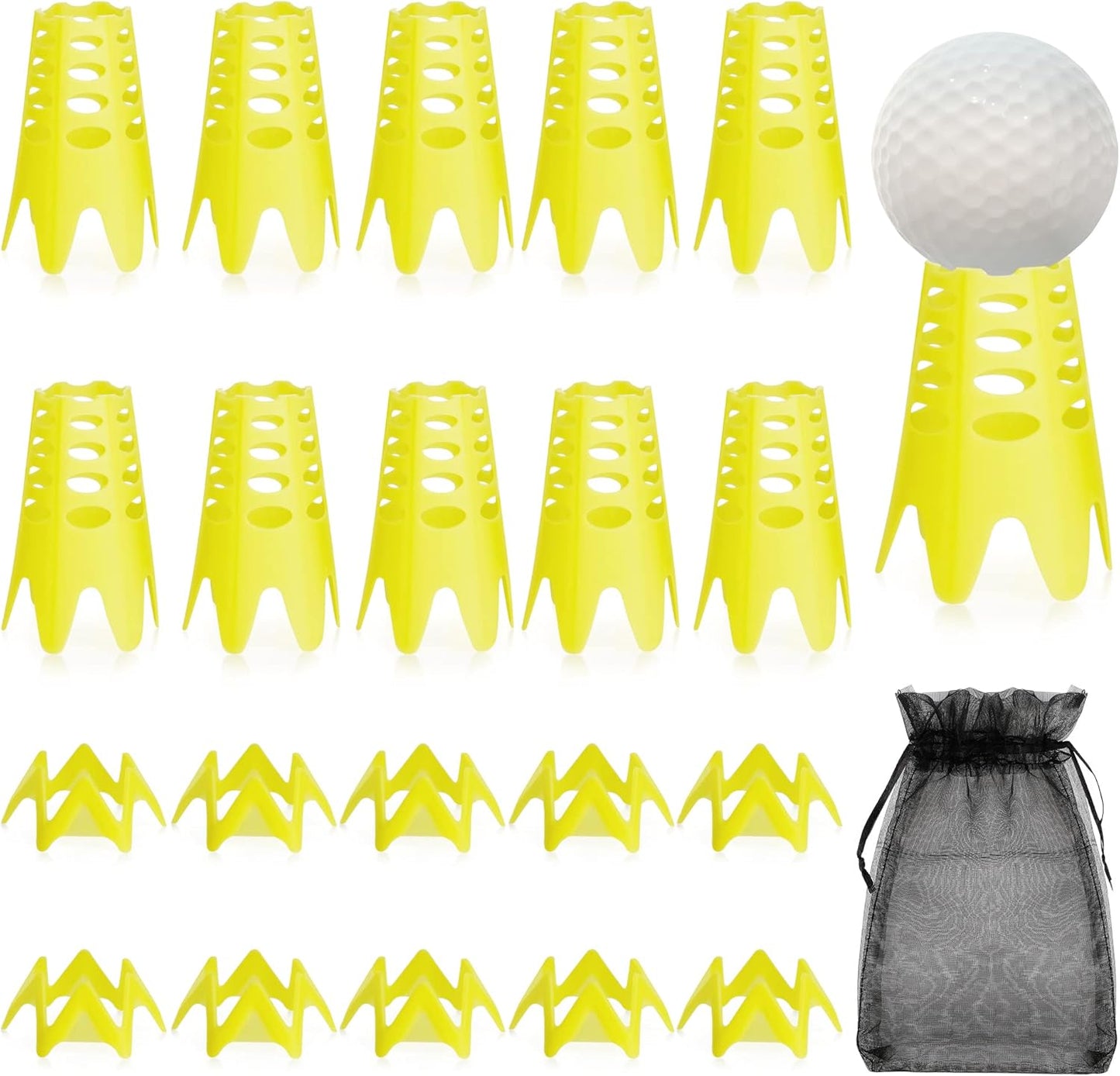 Improved Golf Training: 20 Plastic Tees by Sanchamy