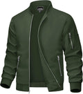 MAGCOMSEN Men's Bomber Jacket Lightweight Windbreaker - Casual Shoes
