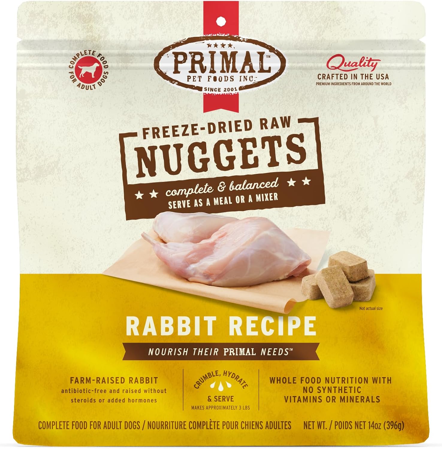 Primal Freeze Dried Raw Dog Food Nuggets for Healthy Dogs