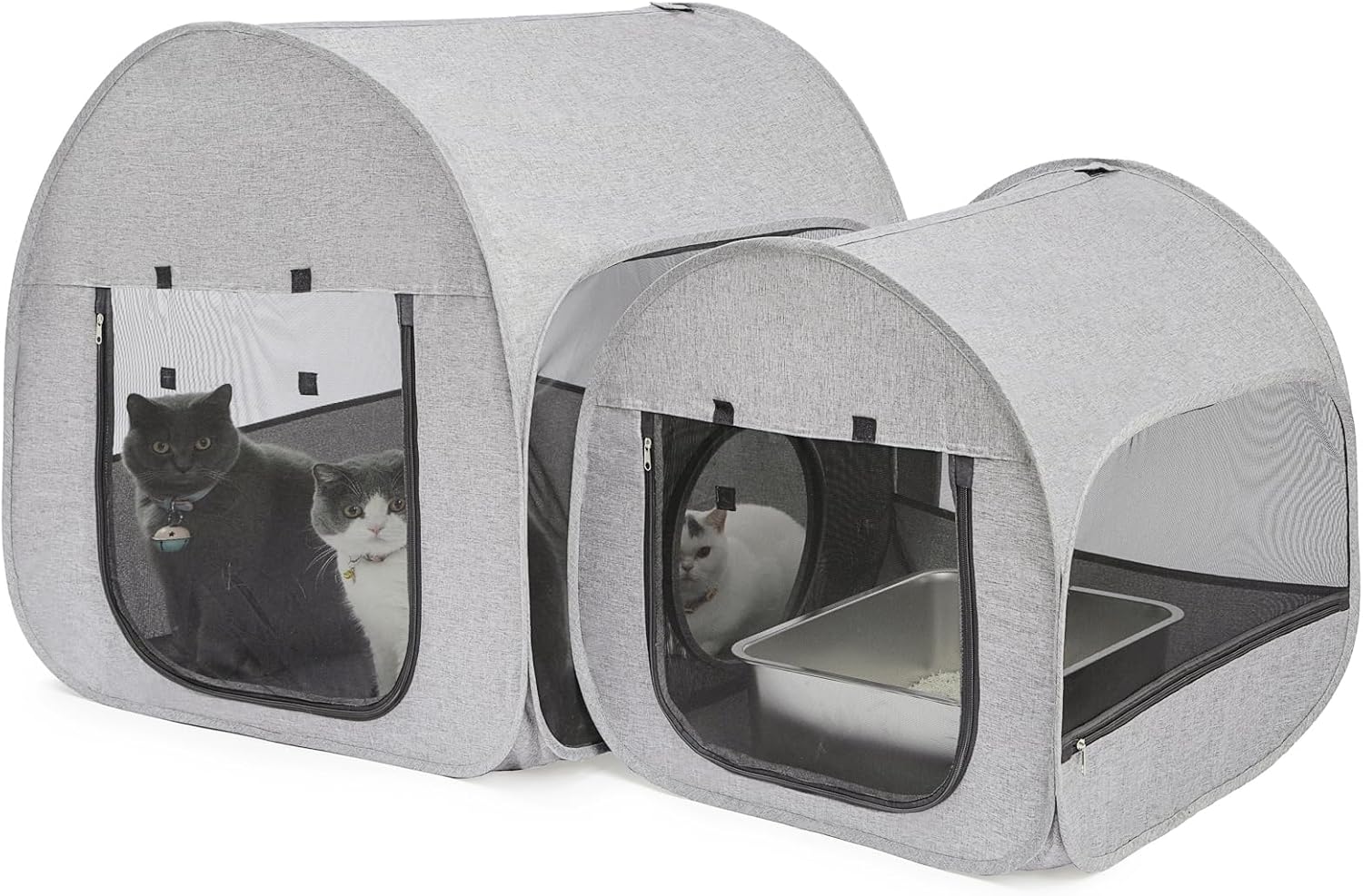 LUCKITTY Portable Cat Playpen for Indoor and Outdoor Use