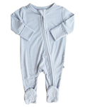 Caden Lane Zippered Baby Footie Pajamas for Easy Diaper Changes