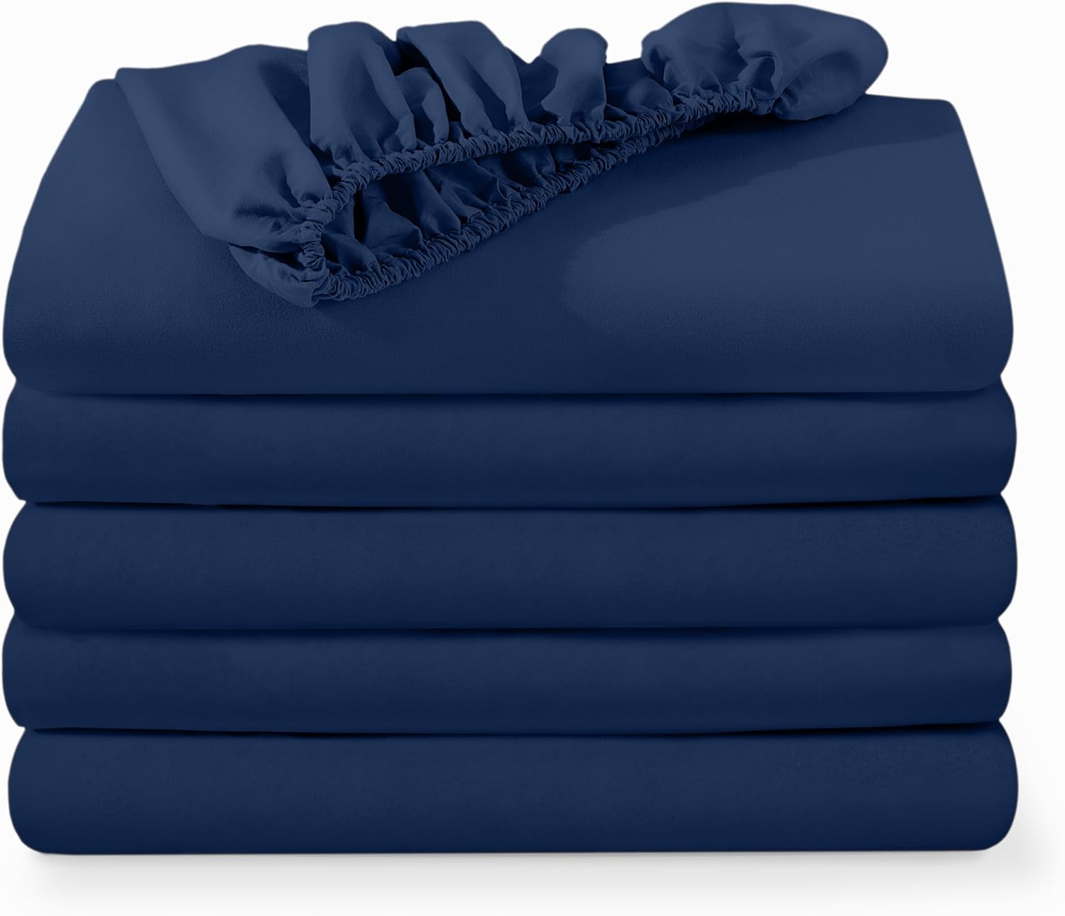 Bare Home 5-Pack Twin Fitted Bottom Sheets - Ultra-Soft Microfiber