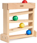 Montessori Ball Drop Toy - Wooden Ball Tracker for Early Development