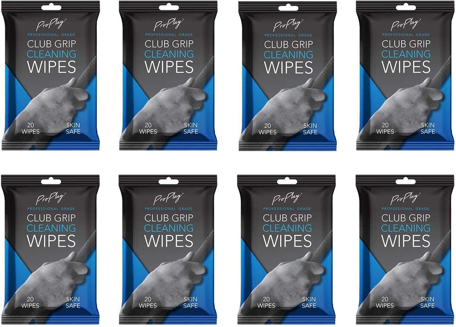 Revive Your Grips: Golf Club Wipes by GloryB - 8 Pack