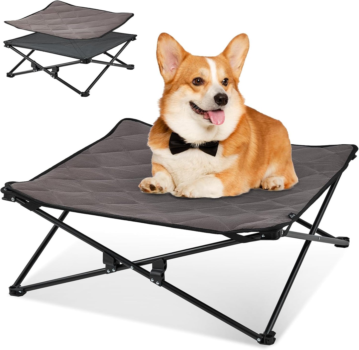KingCamp Elevated Dog Bed for Medium Dogs - Perfect for Outdoors