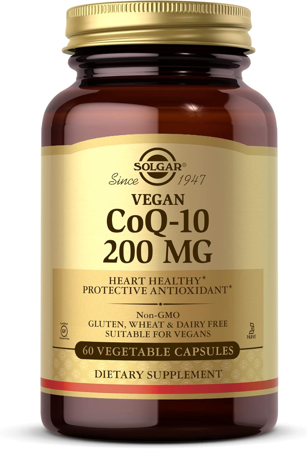 Solgar Vegetarian CoQ-10 200 mg - Heart Healthy Antioxidant