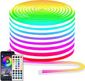 132FT Neon LED Rope Lights IP65 Waterproof - Flexible RGB Lighting