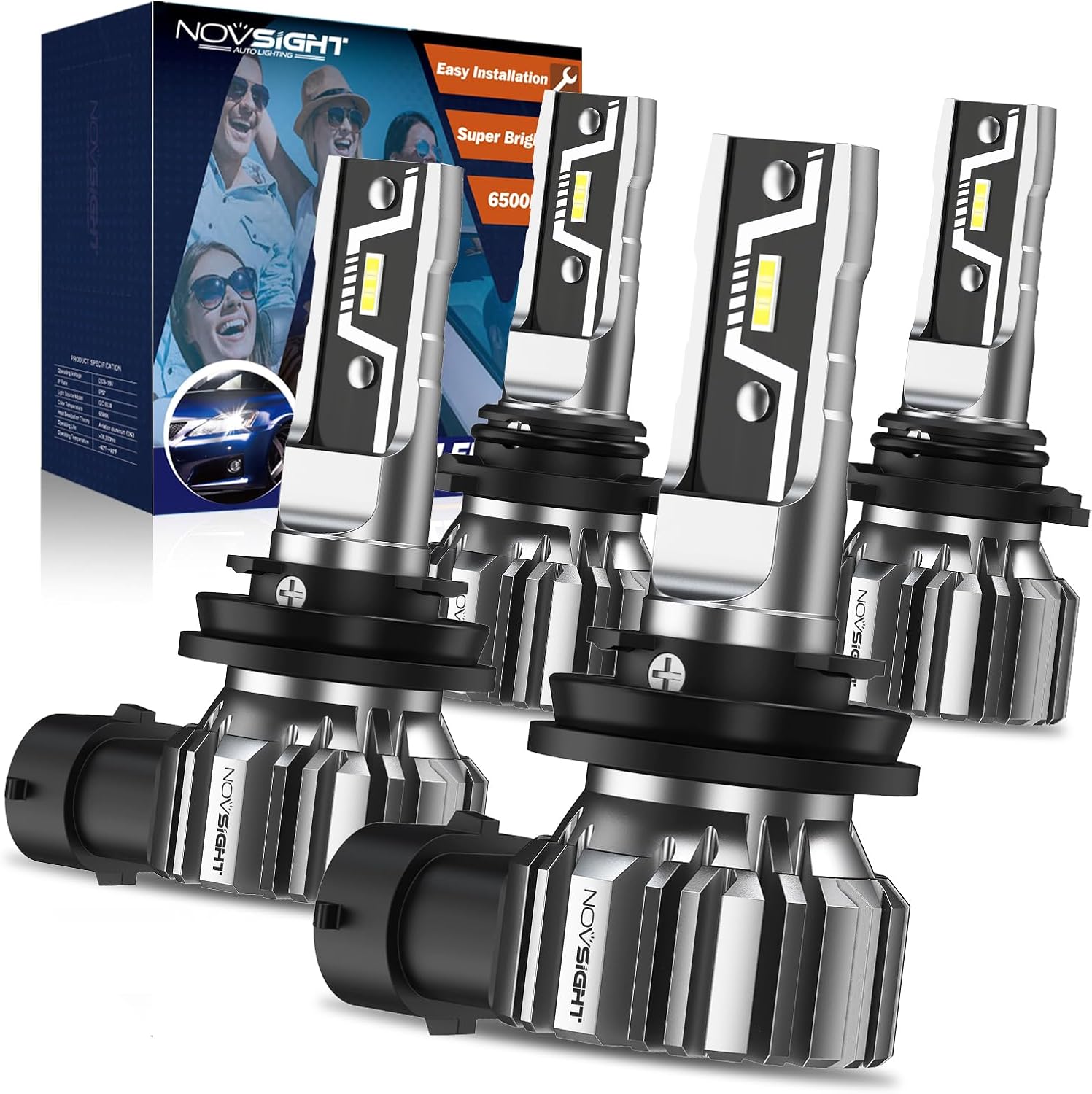9005 H11 Bulbs Combo 300% Brightness for Enhanced Visibility