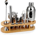 Duerer Bartender Kit with Stand - 23-Piece Cocktail Set for Home Bars