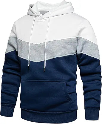 DUOFIER Hoodies for Men Pullover Sweatshirt with Kangaroo Pocket