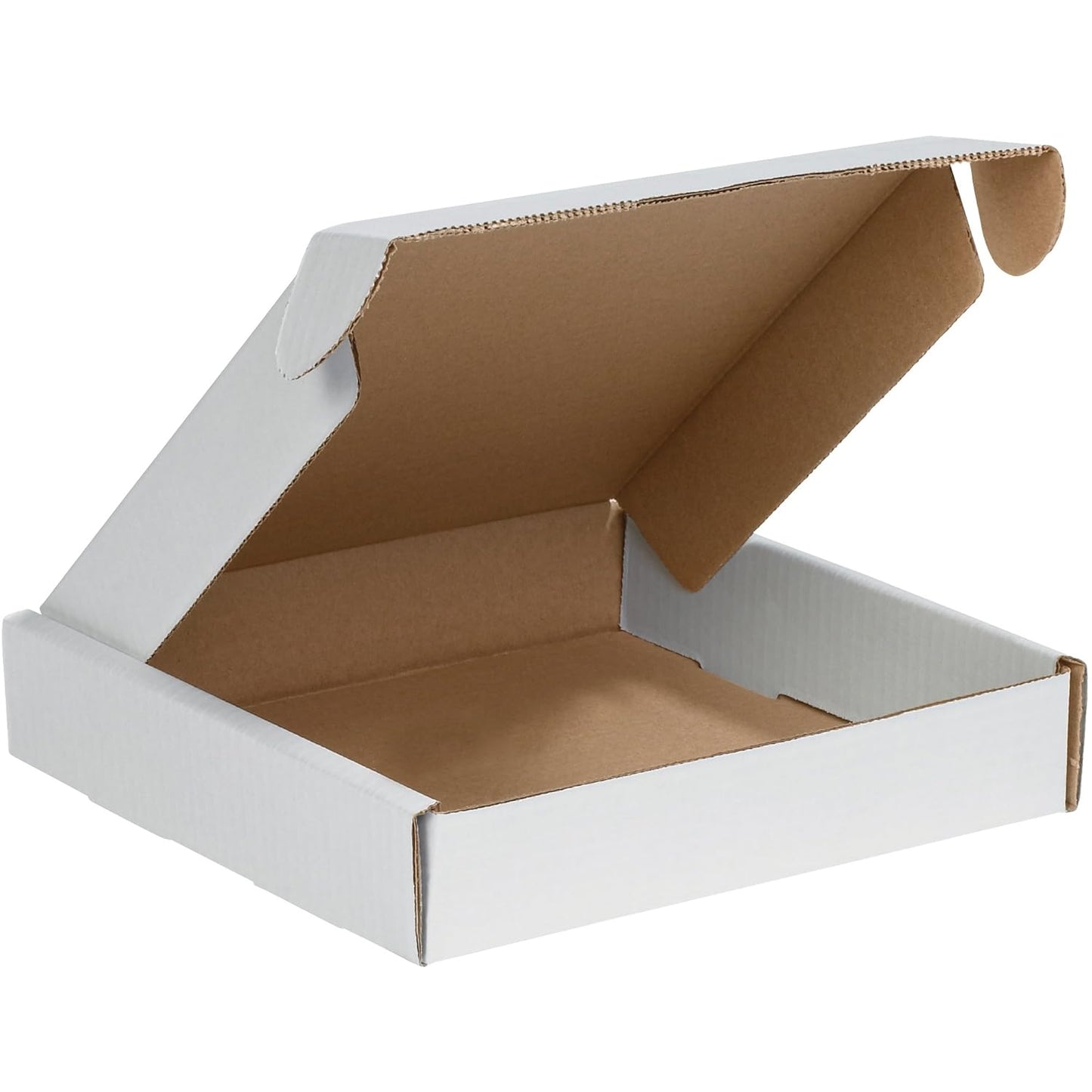 BOX USA 10in x 10in x 2in White Corrugated Boxes for Documents