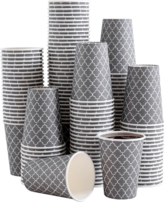 Lamosi 12 oz Insulated Coffee Cups - 180 Pack