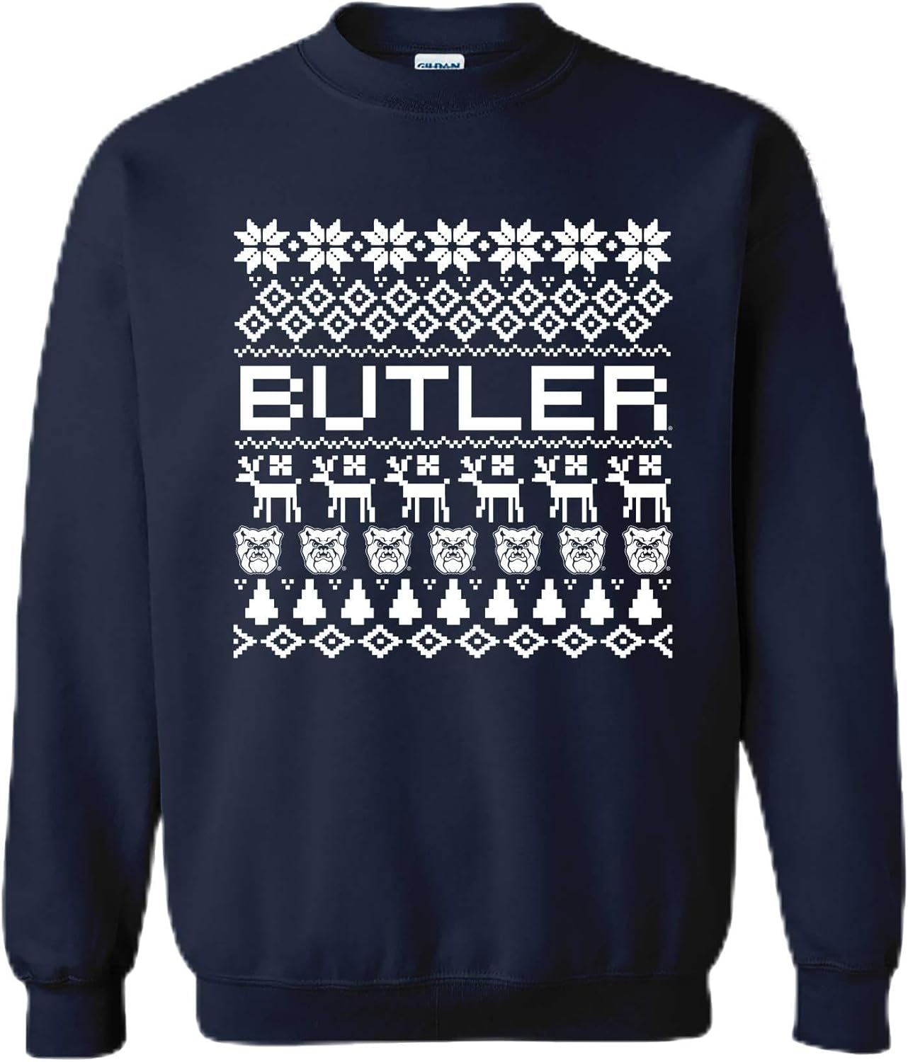 NCAA Holiday Ugly Sweater for College Fans - Unisex Crewneck