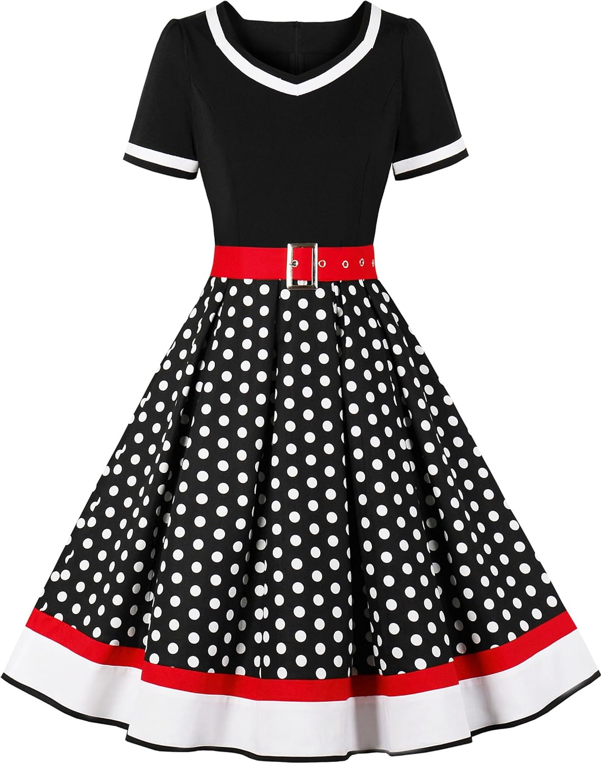 Nihsatin Vintage 1950s Retro Rockabilly Swing Dress Review