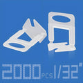 Leveling System Clips 1/32ft 2000pcs Spacers for Tile - DIY Pro Finish