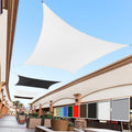 Royal Shade 14ft x 15ft White Sun Shade Sail - Custom Size, Heavy Duty